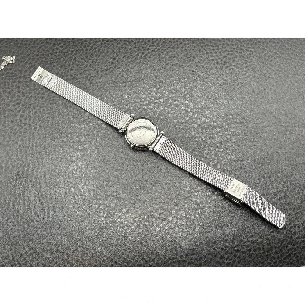 Skagen Silver Tone Stainless Steel Mesh Watch NEEDS BATTERY